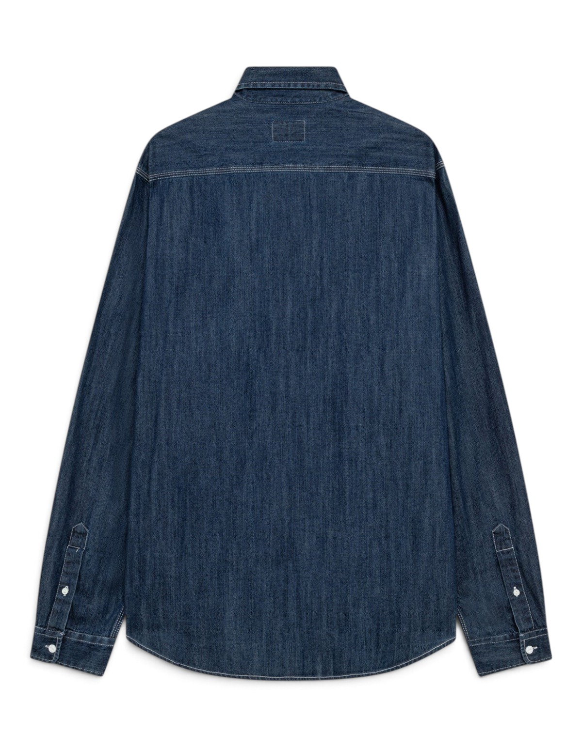 Camicia Roy Roger's Workwear Utility in denim dark stone, vista posteriore
