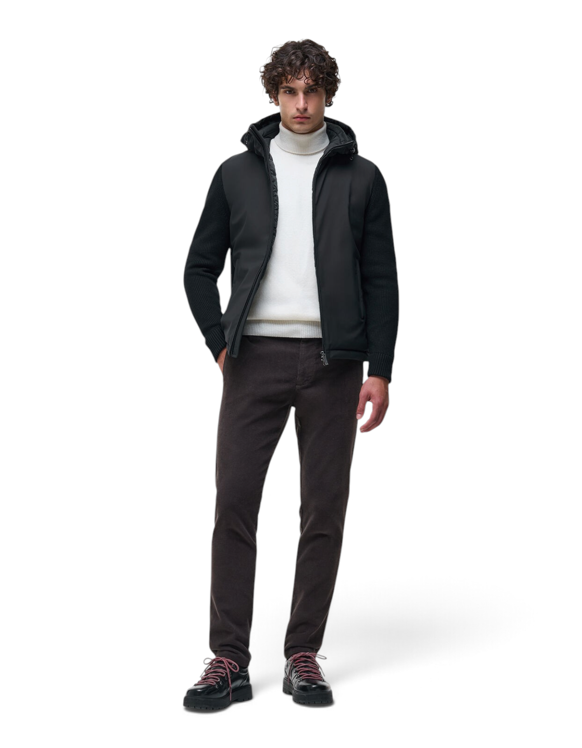 Colmar Originals Giacca ibrida nero, vista frontale