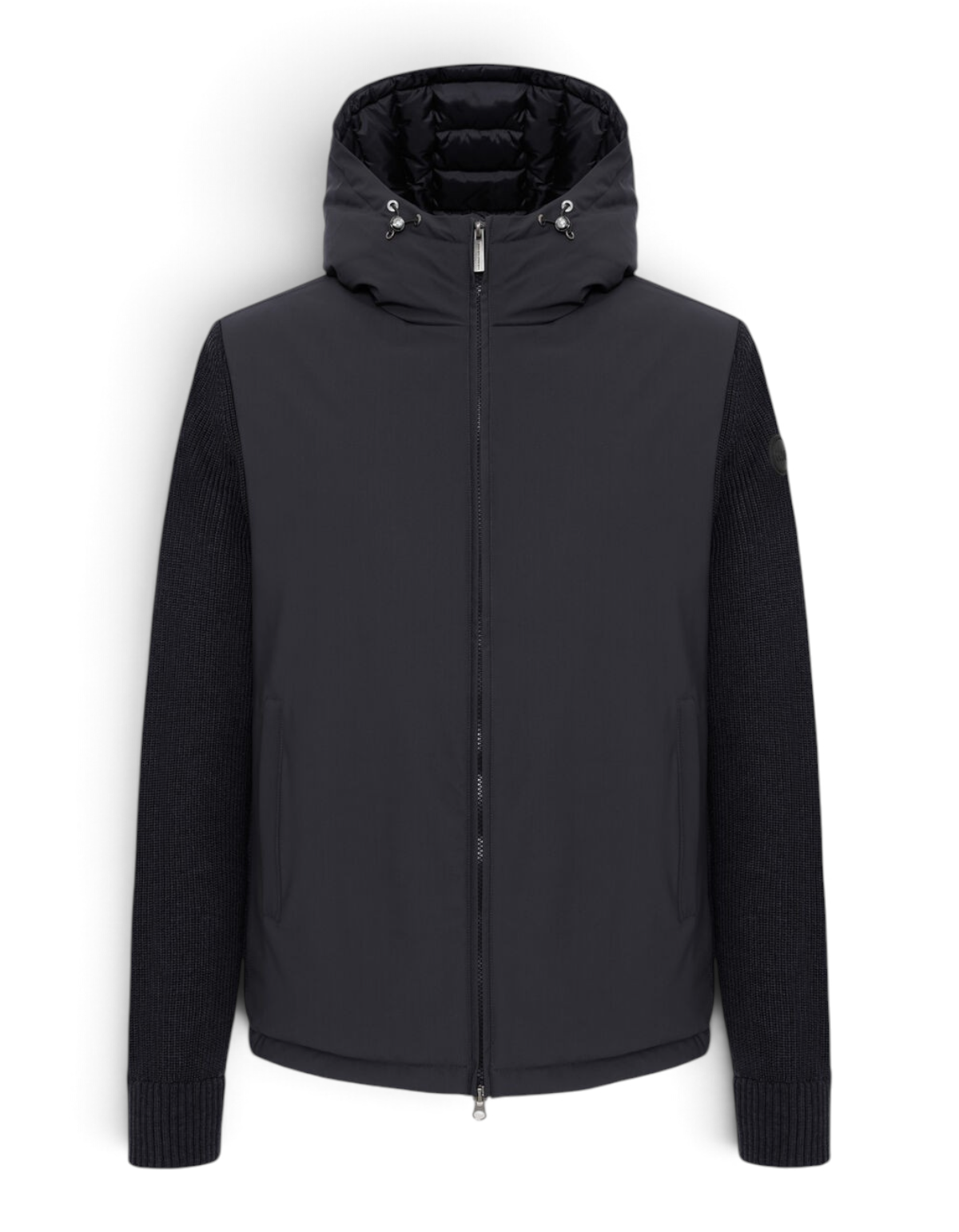 Colmar Originals Giacca ibrida nero, indossato, vista frontale