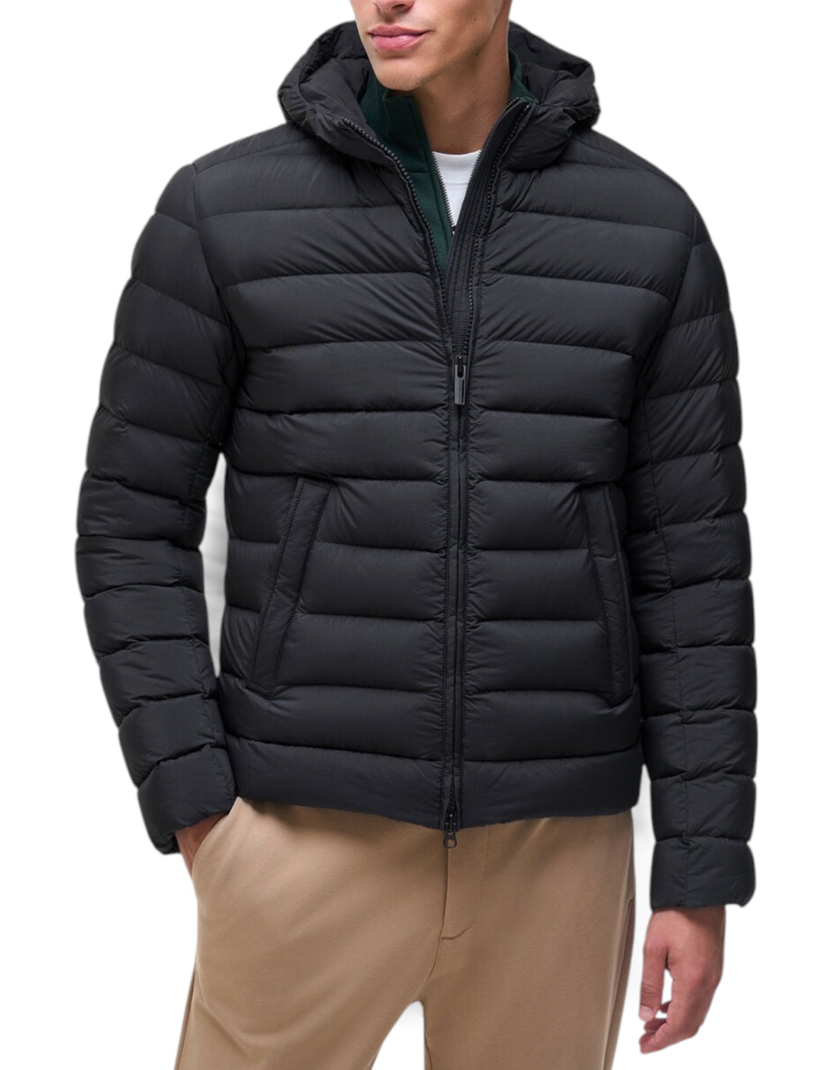 Colmar Originals Piumino opaco con cappuccio nero, vista posteriore