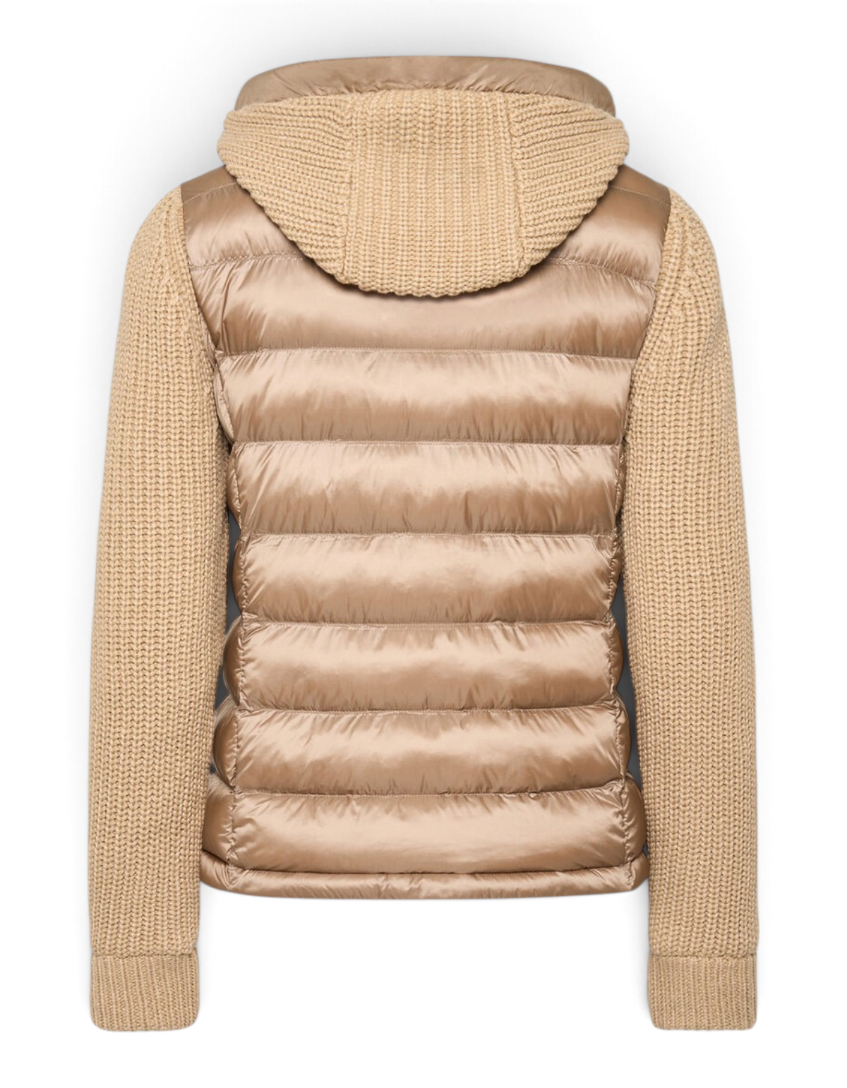 Colmar Originals Giacca ibrida con cappuccio beige Marrakech, indossato, vista laterale