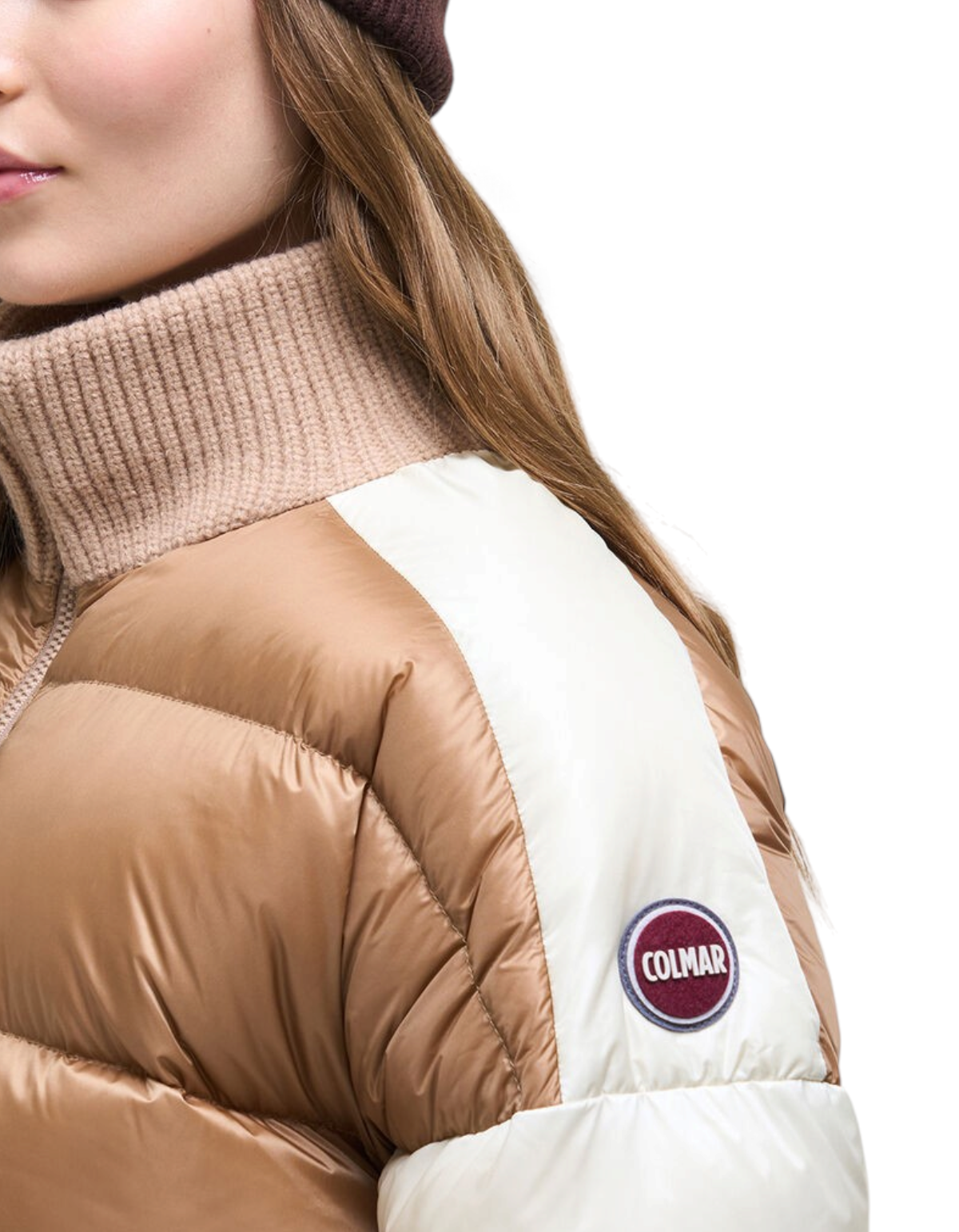 Colmar Originals Piumino Heritage puffy beige Marrakech, vista laterale