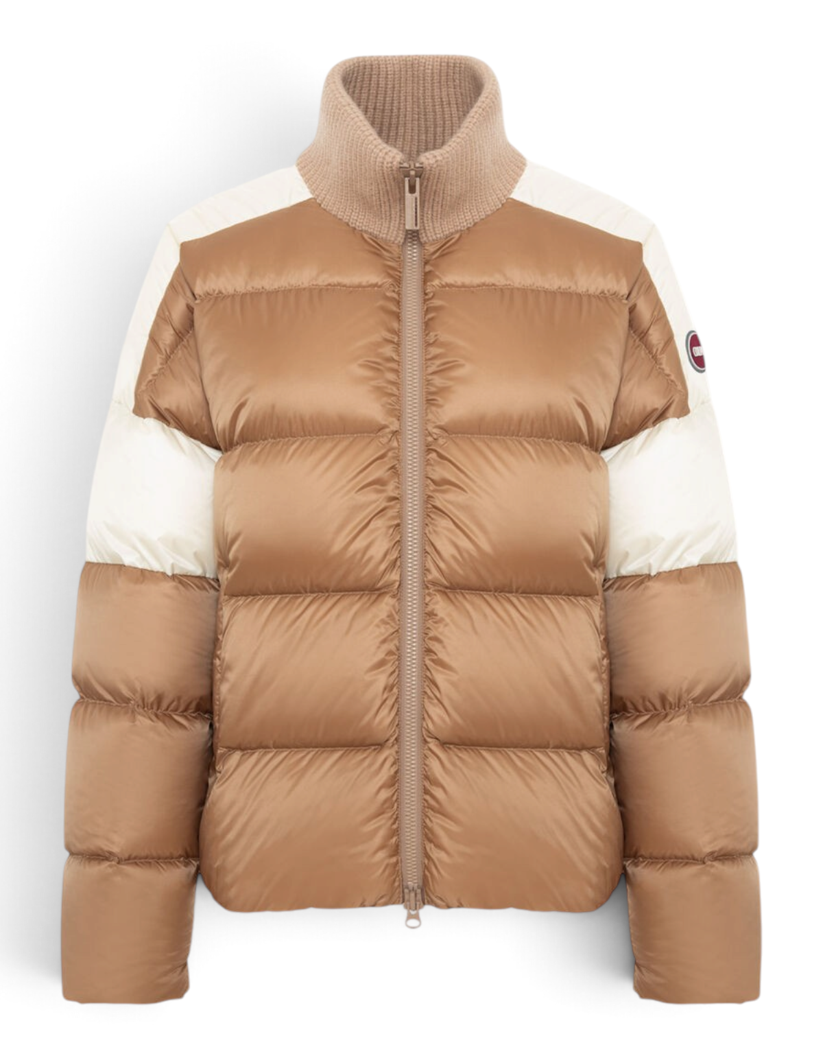 Colmar Originals Piumino Heritage puffy beige Marrakech, indossato, vista frontale