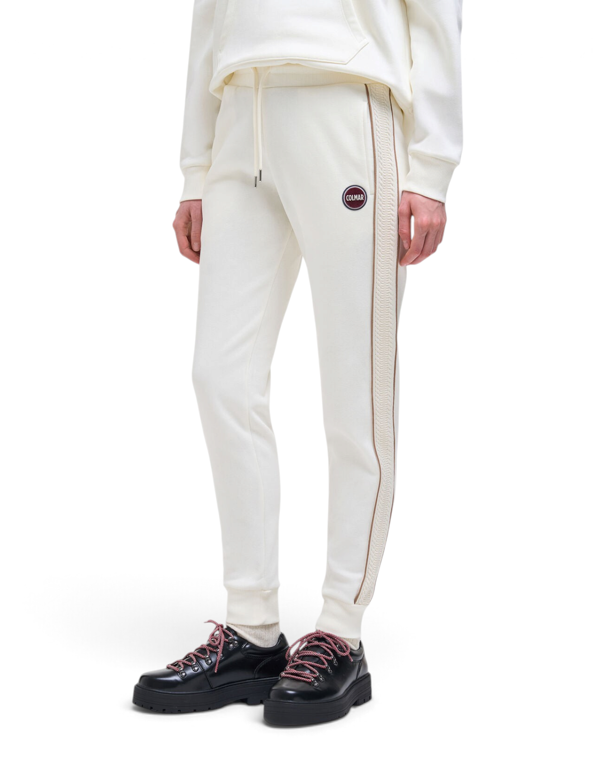 Colmar Originals Pantaloni della tuta Heritage bianco tofu, vista frontale