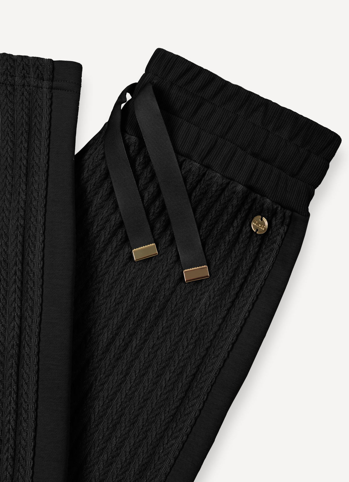 Colmar Originals Pantalone Donna A Palazzo Con Motivo A Treccia – dettaglio prodotto 2 – Master SKU COL_9257_9ZX_99