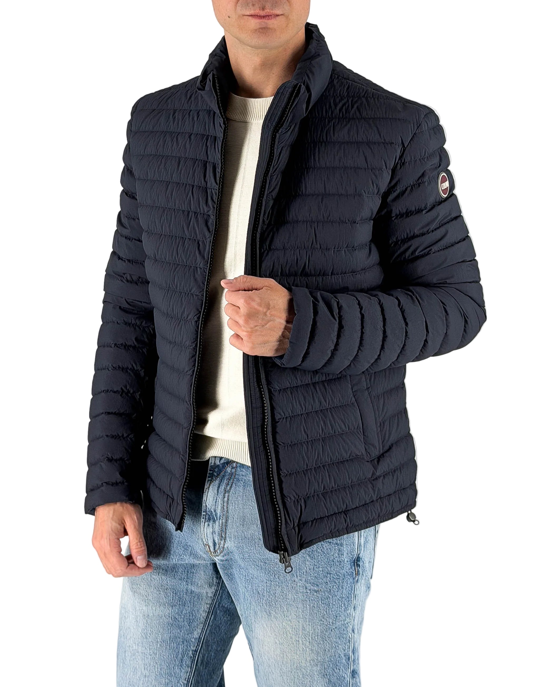 Colmar Originals Piumino 100gr Uomo Collo In Piedi, Dark Blue – vista principale – Master SKU COL_IN251246_4ZP_68_50