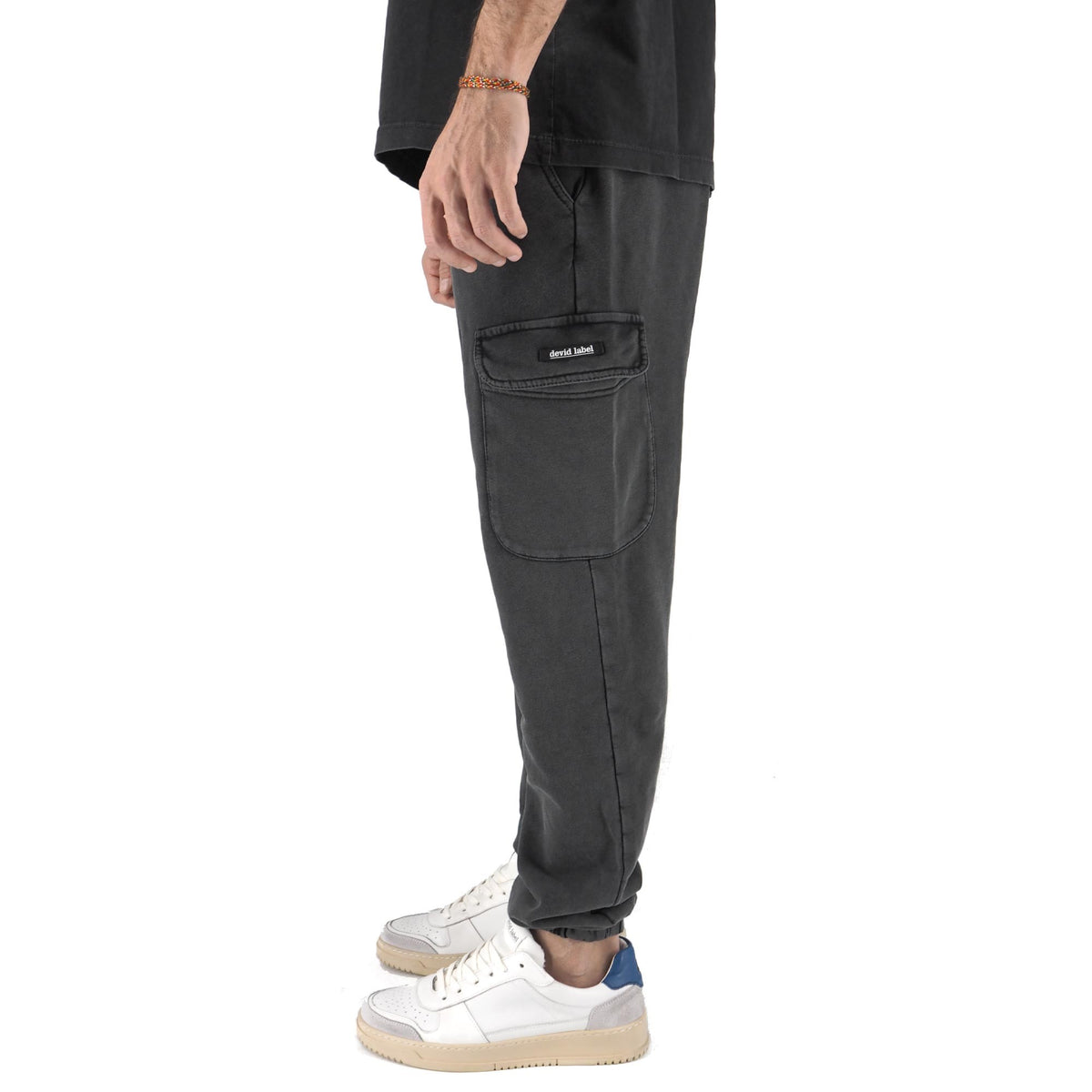 Devid Label Aberdeen - Pantalone in Felpa - Comfort, Nero – dettaglio prodotto 10 – Master SKU DL_ABERDEEN NERO