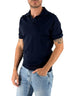 Devid Label Alassio - Polo in Maglia - Cotone Premium, Blu Navy – vista principale – Master SKU DL_ALASSIO MT25110 BLUNAVY