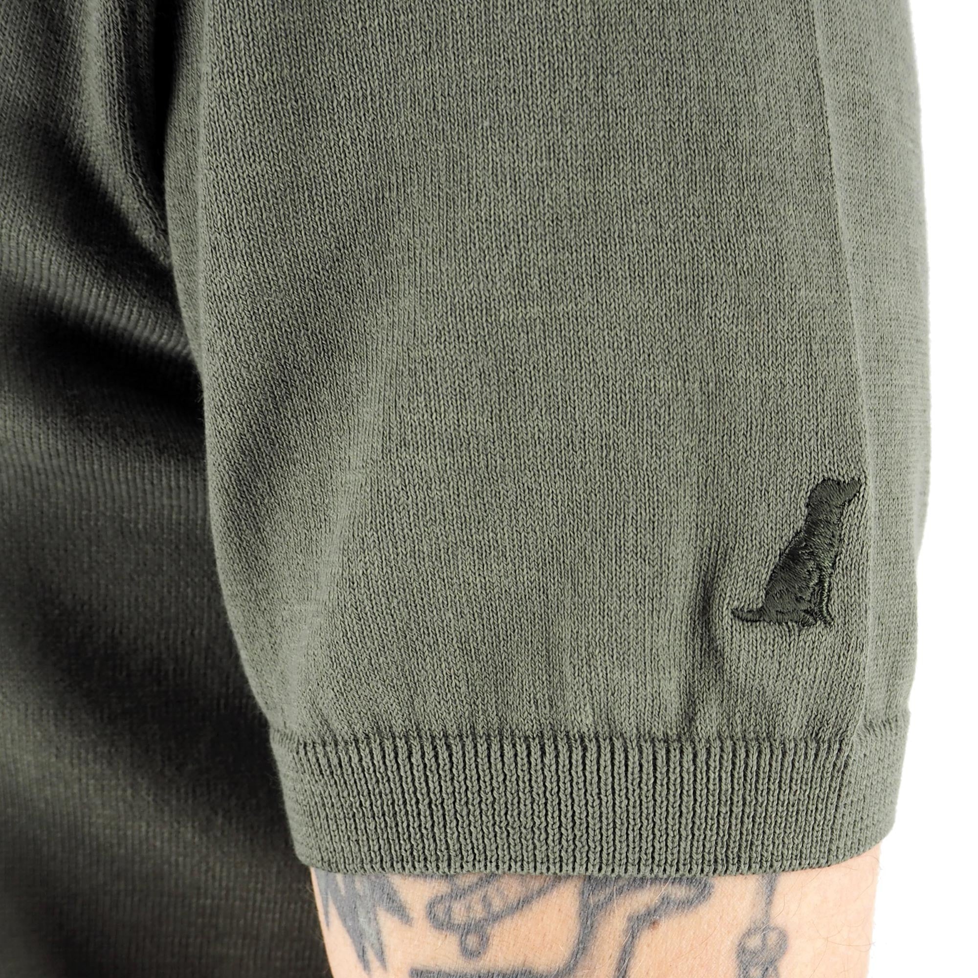 Devid Label Alassio - Polo in Maglia - Cotone Premium, Verde Militare – dettaglio prodotto 2 – Master SKU DL_ALASSIO MT25110 MILITARE