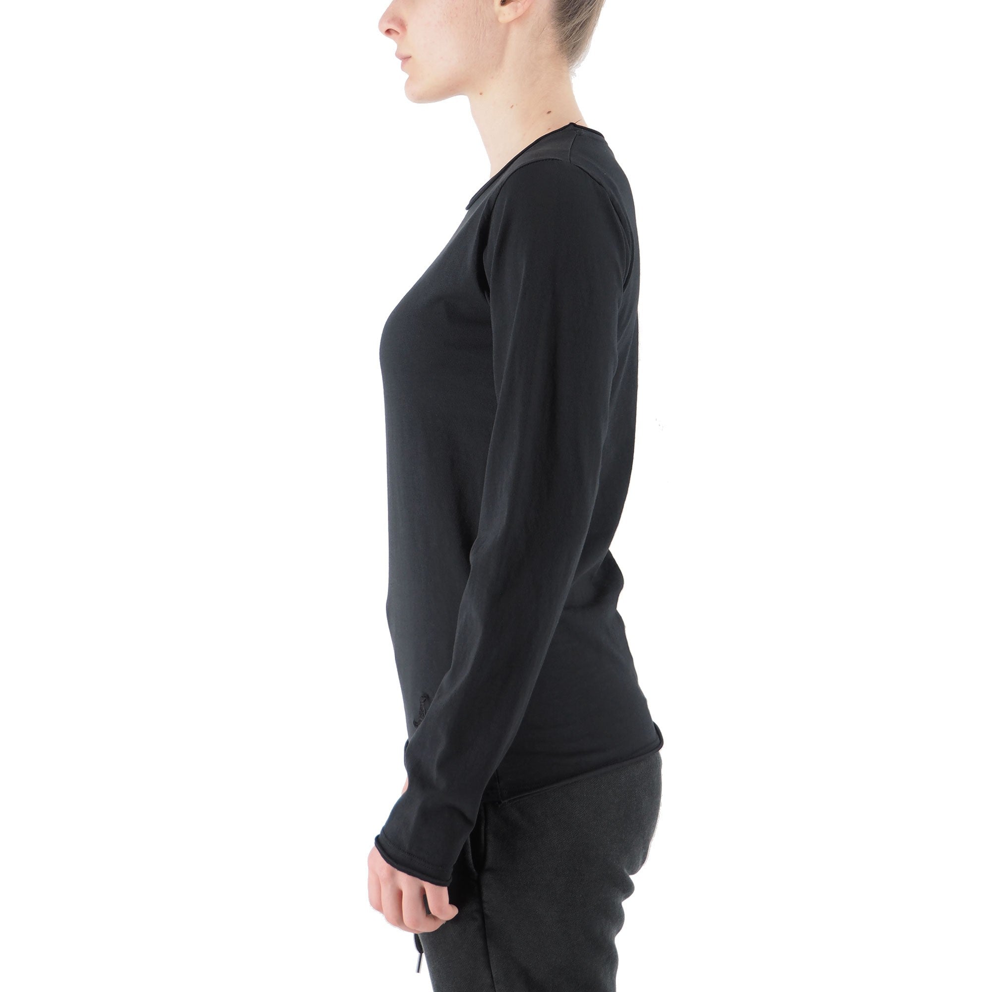 Devid Label Alicante - T-shirt Manica Lunga - Essential, Nero – dettaglio prodotto 3 – Master SKU DL_ALICANTE NERO