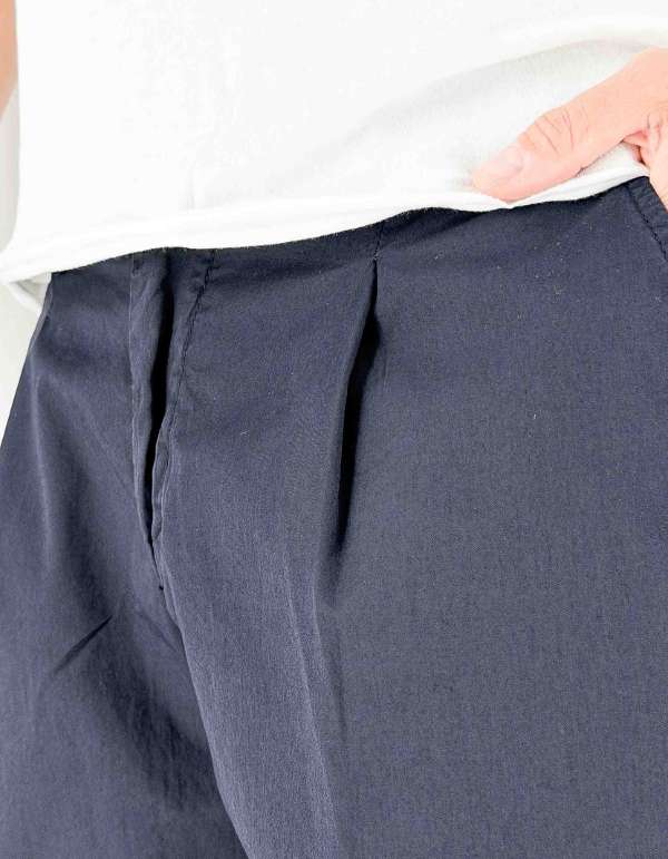 Devid Label Amalfi - Bermuda con Pences - Chic, Blu Navy – dettaglio prodotto 2 – Master SKU DL_AMALFIESS2020_C5_BLUNAVY