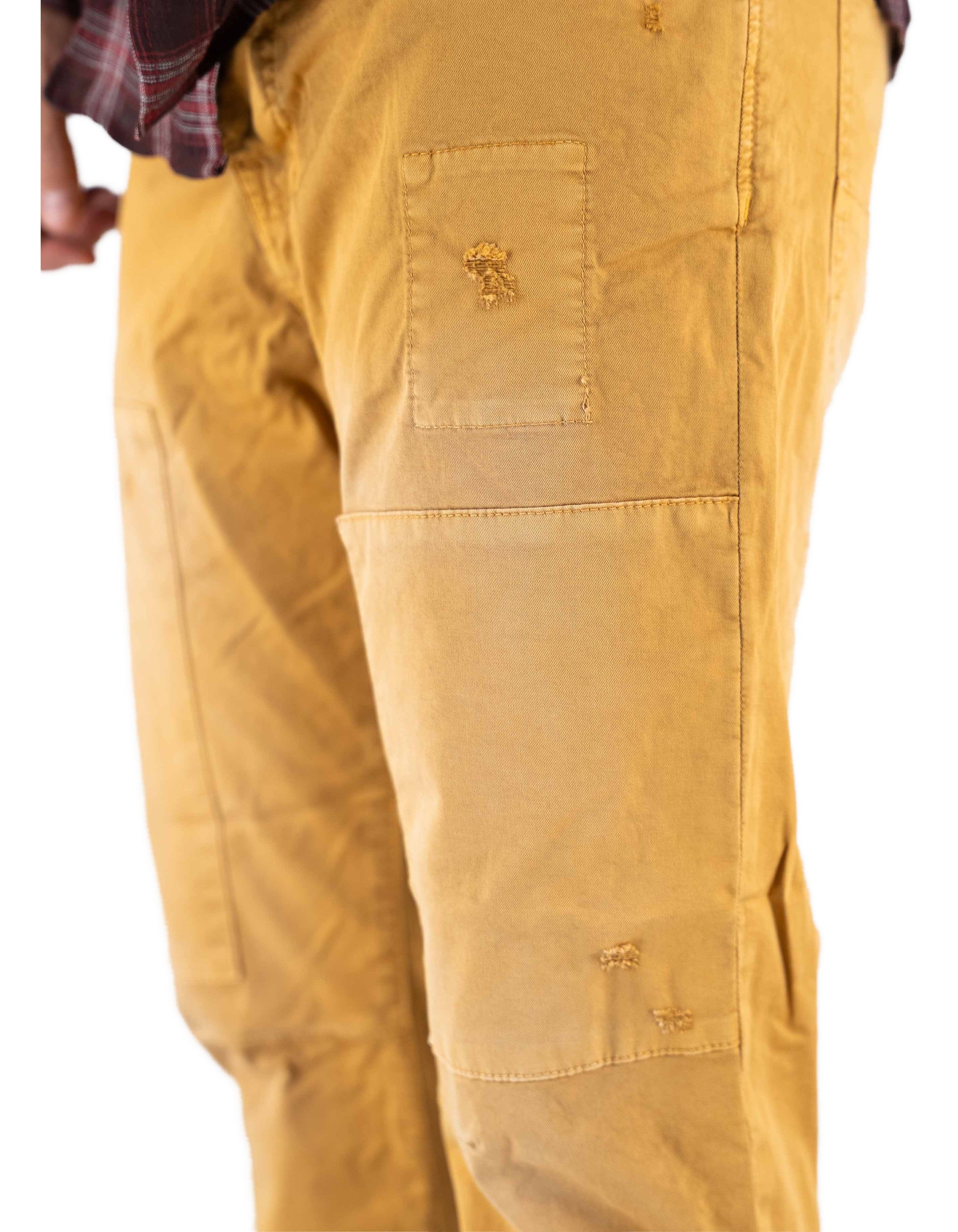 Devid Label Belfast - Pantalone Carpenter - Vintage – dettaglio prodotto 4 – Master SKU DL_CARPENTER_ESS1081_SENAPE