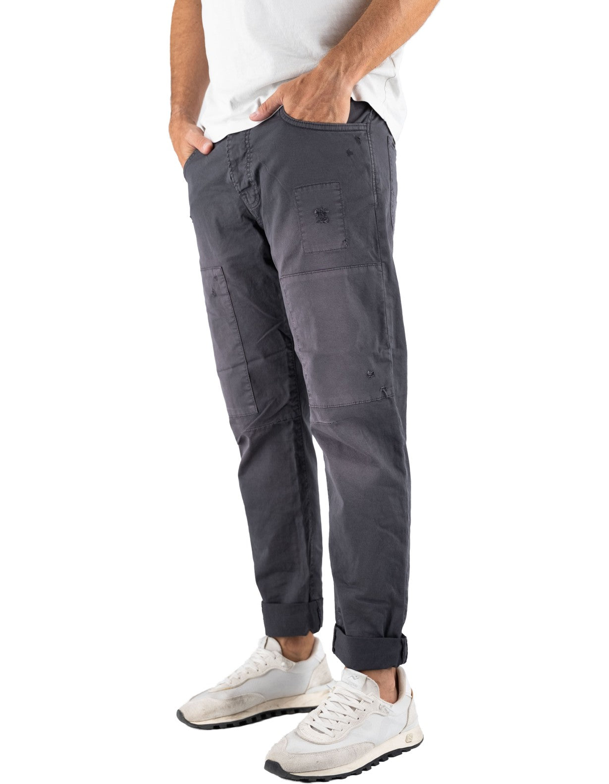 Devid Label Belfast - Pantalone Carpenter - Vintage, Grigio – dettaglio prodotto 4 – Master SKU DL_CARPENTER_ESS1081_GRIGIO_SCURO