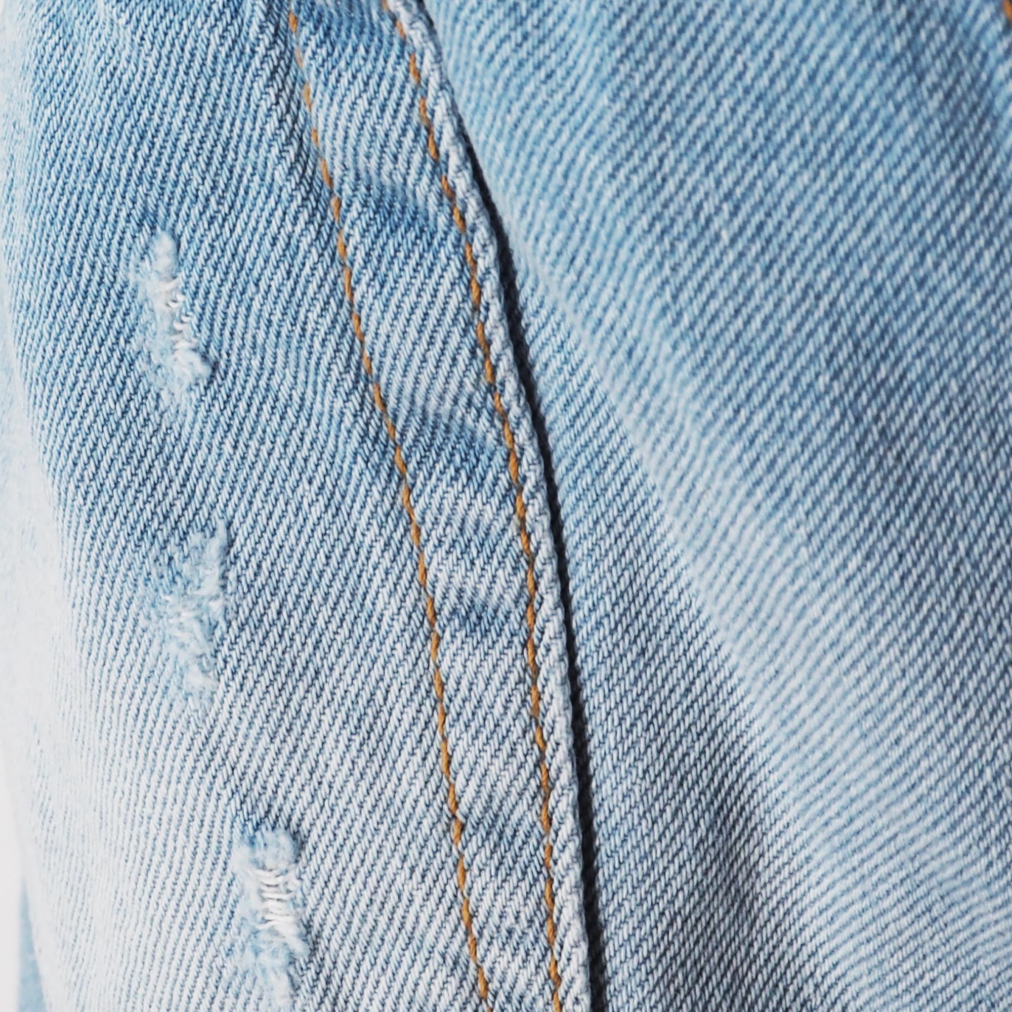 Devid Label Biarritz - Bermuda in Denim - Light Wash, Light Blue – dettaglio prodotto 4 – Master SKU DL_DAV J 13011