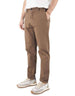 Devid Label Brighton - Pantalone Chino - Capri – vista principale – Master SKU DL_CHINO ESS1030 TABACCO