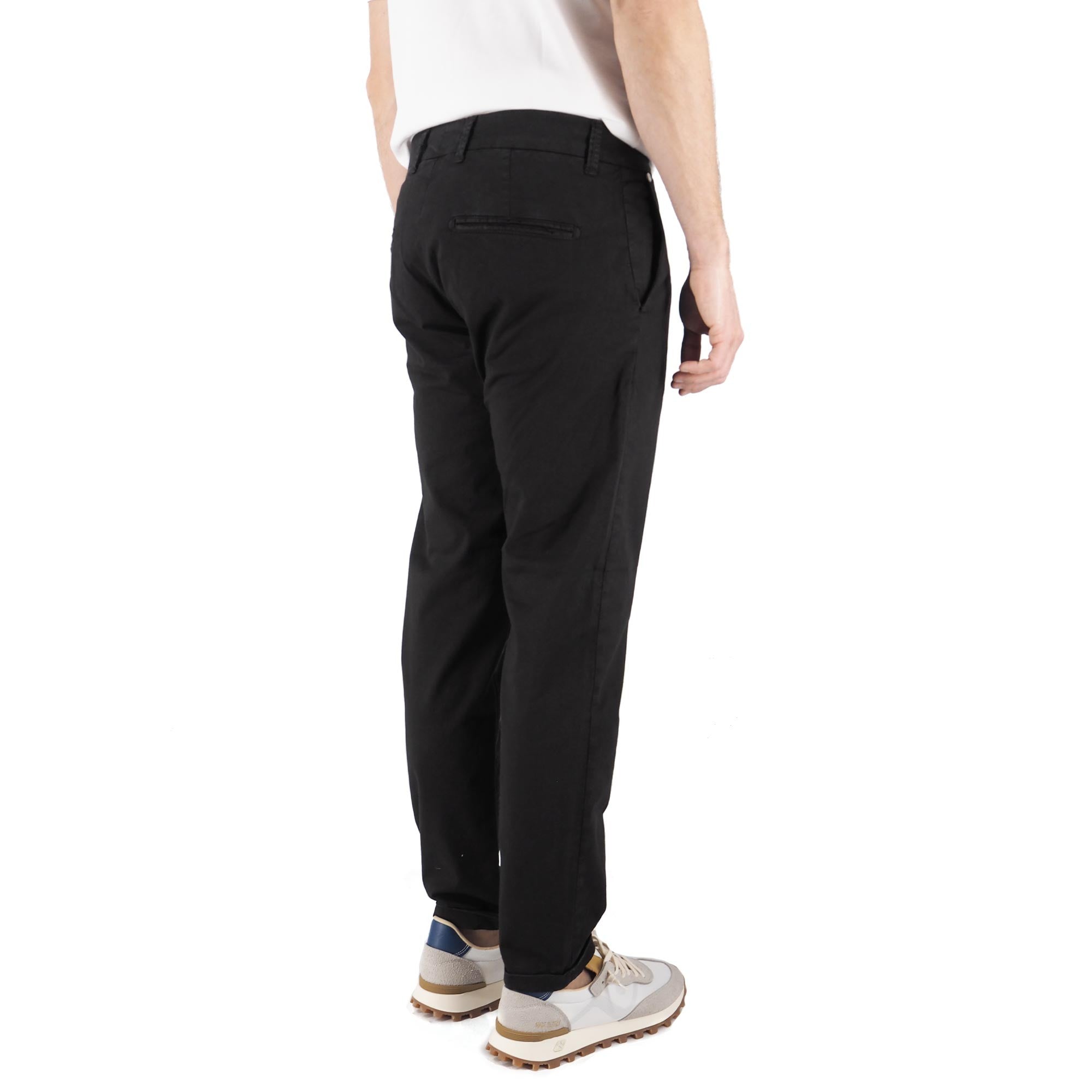 Devid Label Brighton - Pantalone Chino - Capri, Nero – dettaglio prodotto 4 – Master SKU DL_CHINO ESS1030 NERO