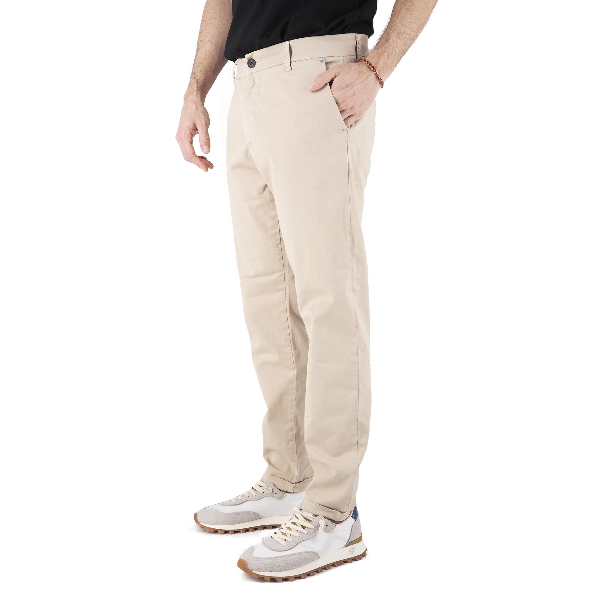 Devid Label Brighton - Pantalone Chino - Capri, Sabbia – dettaglio prodotto 4 – Master SKU DL_CHINO ESS1030 SABBIA