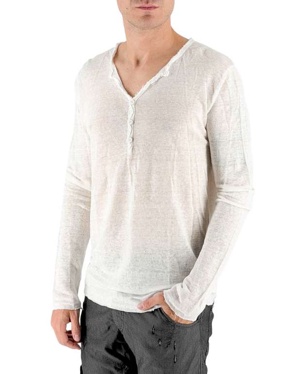 Devid Label Cordoba - Serafino in Puro Lino - Premium, Bianco – vista principale – Master SKU DL_CORDOBA BIANCO