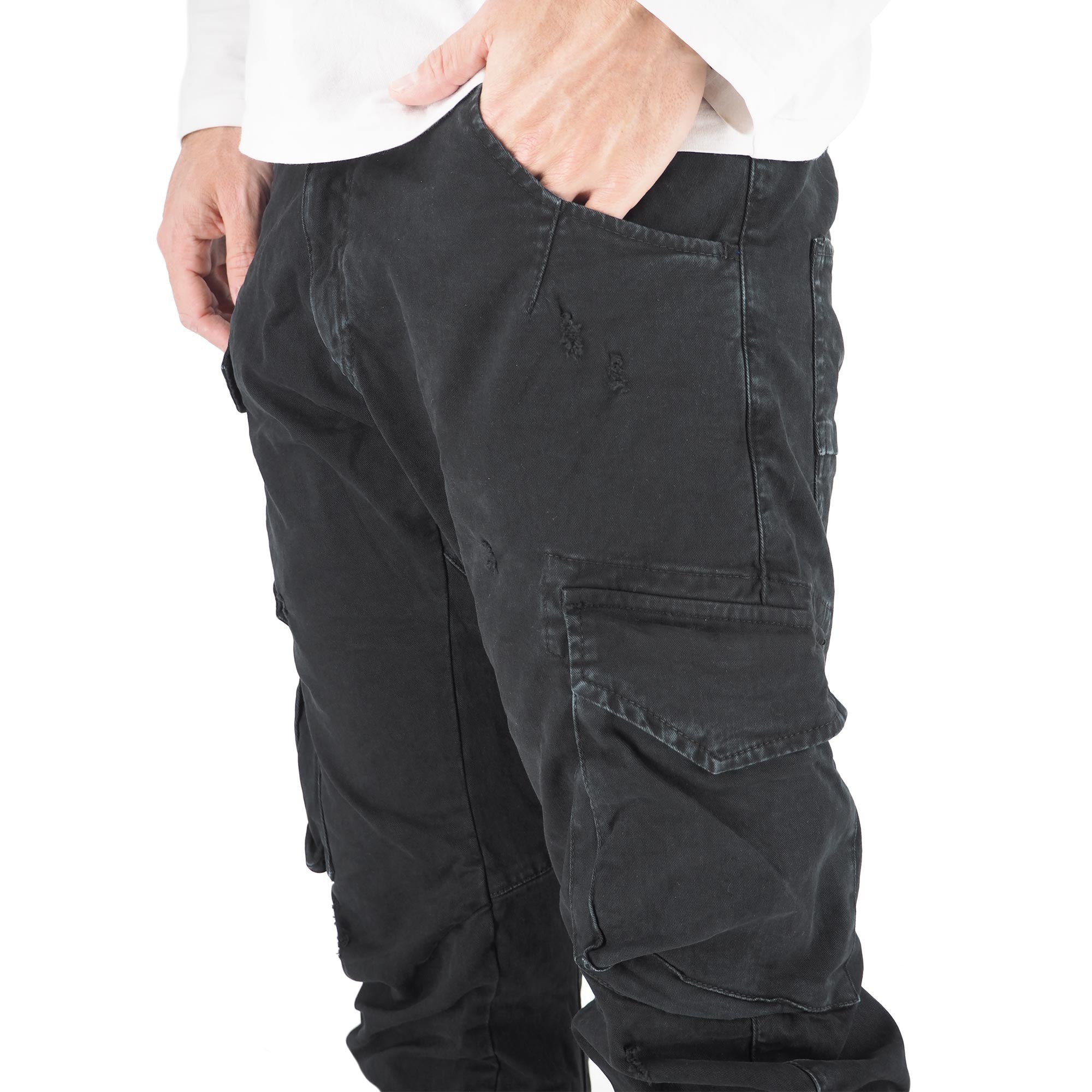 Devid Label Courmayeur - Pantalone Cargo - Essential, Nero – dettaglio prodotto 4 – Master SKU DL_COURMAYER NERO