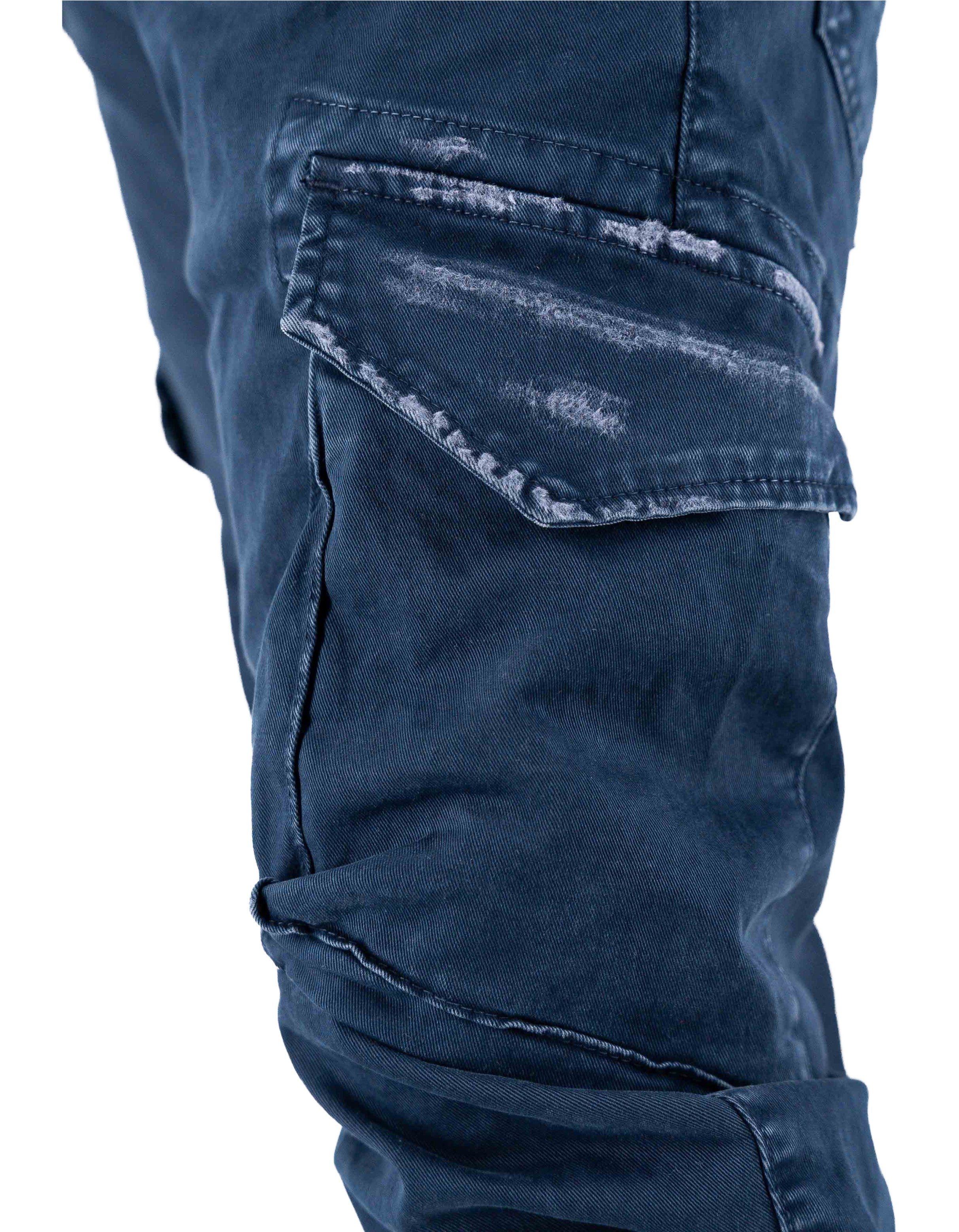Devid Label Courmayeur - Pantalone Cargo - Strong, Blu Navy – dettaglio prodotto 2 – Master SKU DL_COURMA_STRONG_BLU_NAVY
