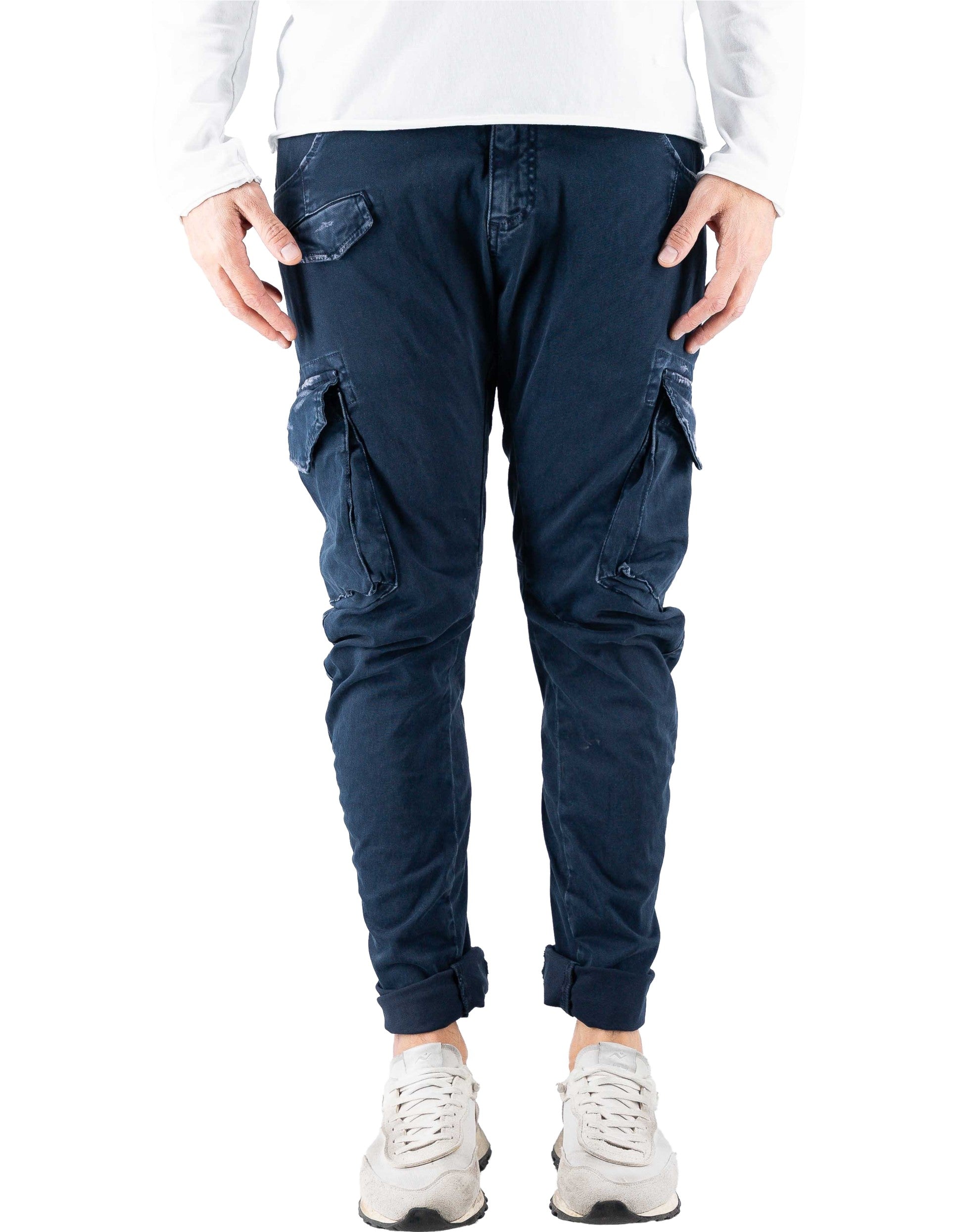 Devid Label Courmayeur - Pantalone Cargo - Strong, Blu Navy – dettaglio prodotto 5 – Master SKU DL_COURMA_STRONG_BLU_NAVY