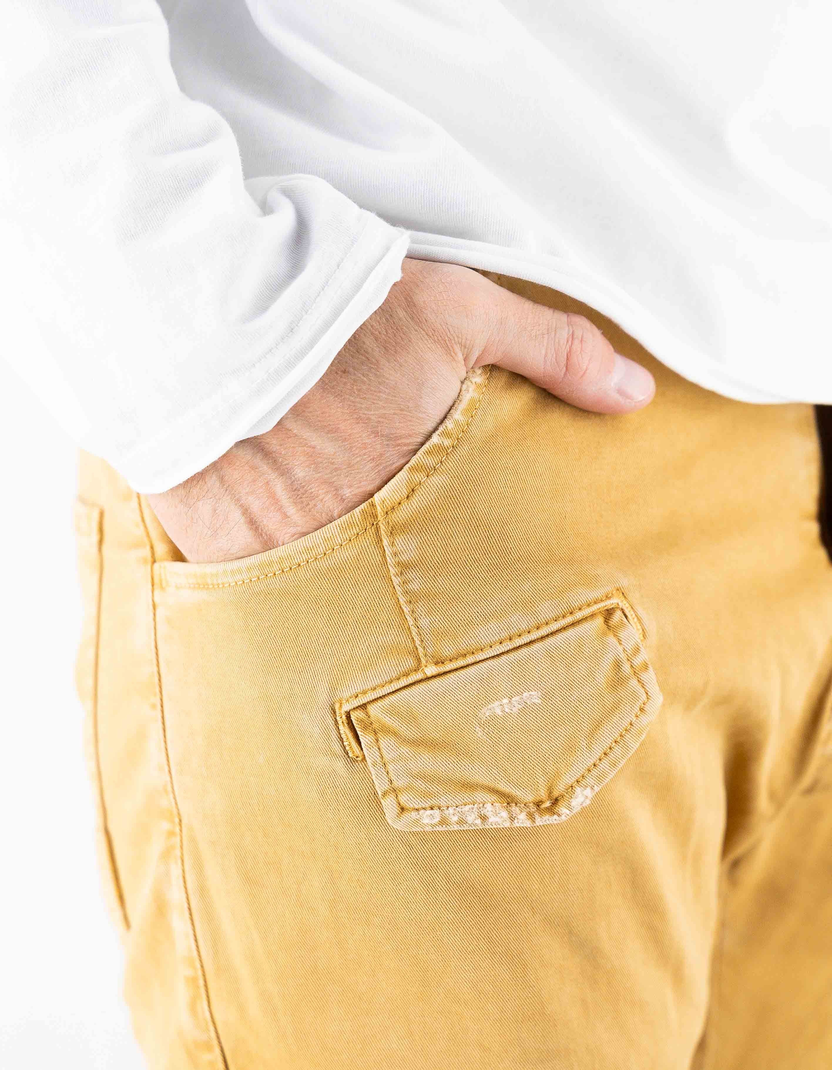 Devid Label Courmayeur - Pantalone Cargo - Strong – dettaglio prodotto 3 – Master SKU DL_COURMA_STRONG_SENAPE