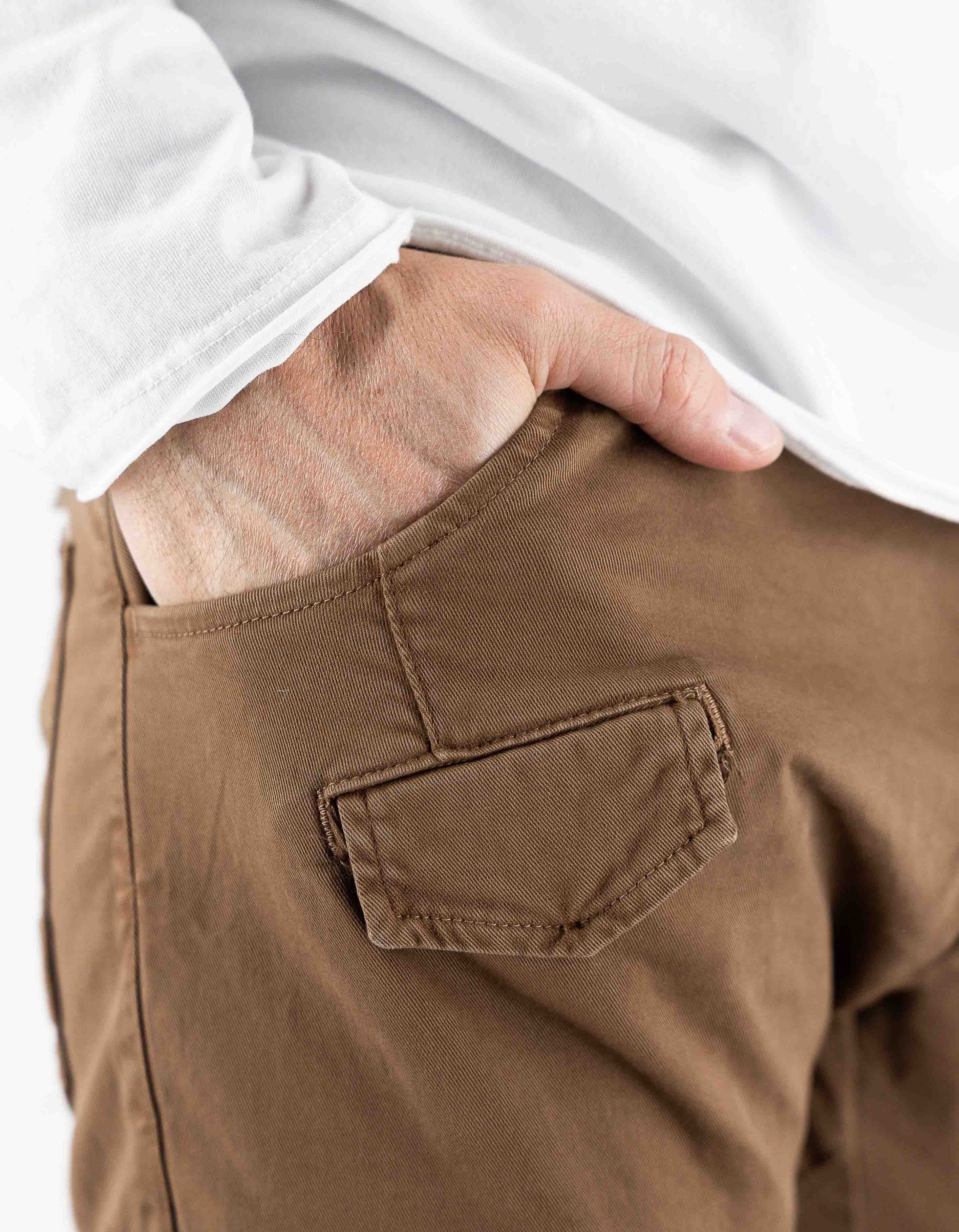 Devid Label Courmayeur - Pantalone Cargo - Strong – dettaglio prodotto 2 – Master SKU DL_COURMAYER_19304-NEWTABACCO