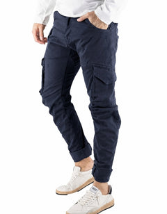 Devid Label Courmayeur - Pantalone Cargo - Strong, Navy – vista principale – Master SKU DL_COURMAYER DARK NAVY