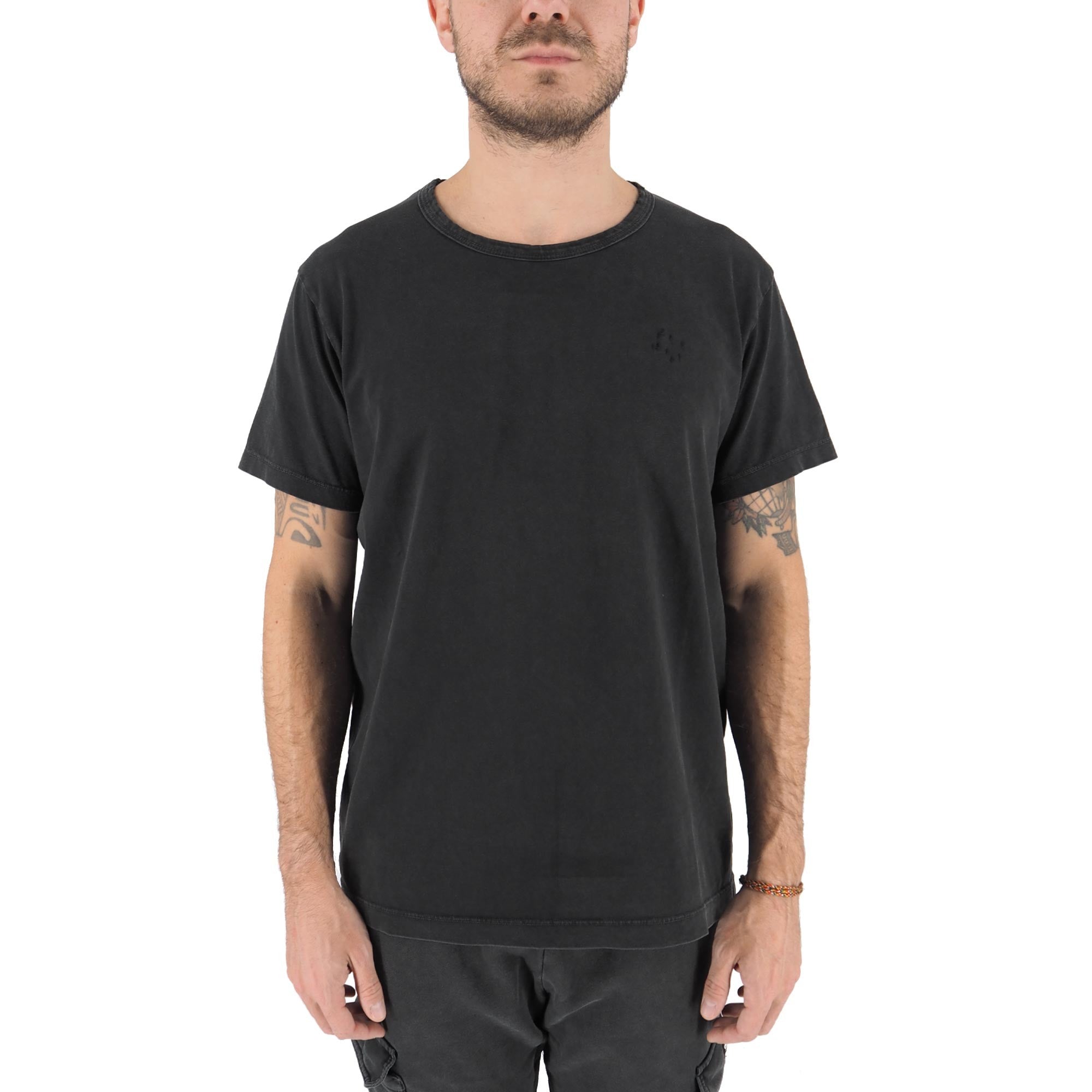 Devid Label Covent - T-shirt Girocollo - Destroyed, Nero – dettaglio prodotto 5 – Master SKU DL_SUPER COVENT NERO