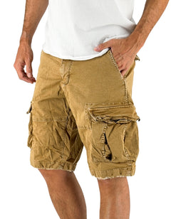 Devid Label DSQ - Bermuda Cargo - Ultralight, Sabbia – vista principale – Master SKU DL_BERMUDA_DSQ_LONG_C13_SABBIA