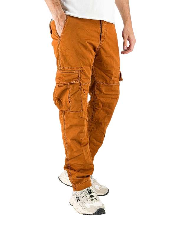 Devid Label DSQ - Pantalone Cargo - Ultralight – vista principale – Master SKU DL_DSQ_LONG_C17_RUGGINE