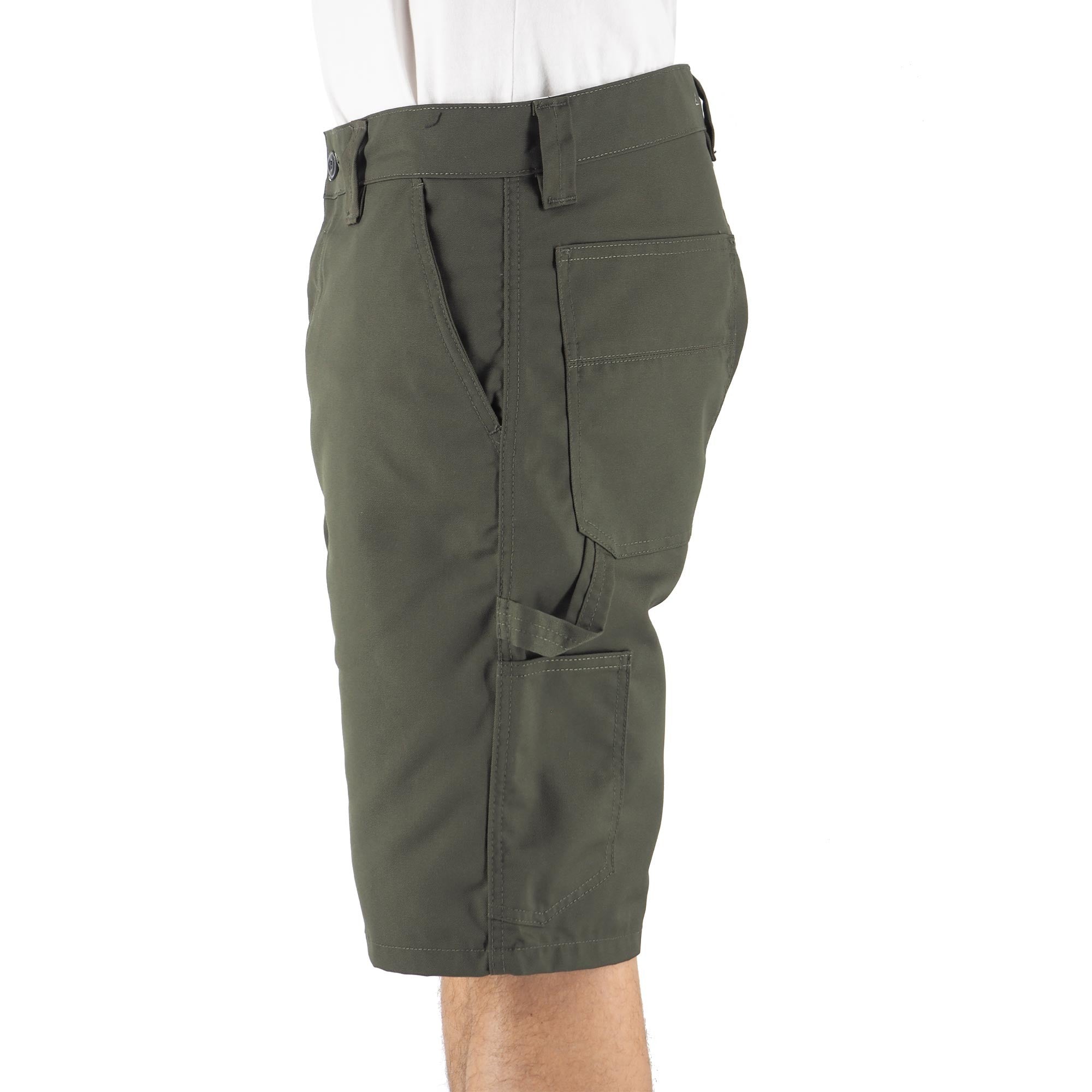 Devid Label Elba - Bermuda Carpenter - Drill, Verde – dettaglio prodotto 4 – Master SKU DL_WORKWEAR ESS09 VERDE
