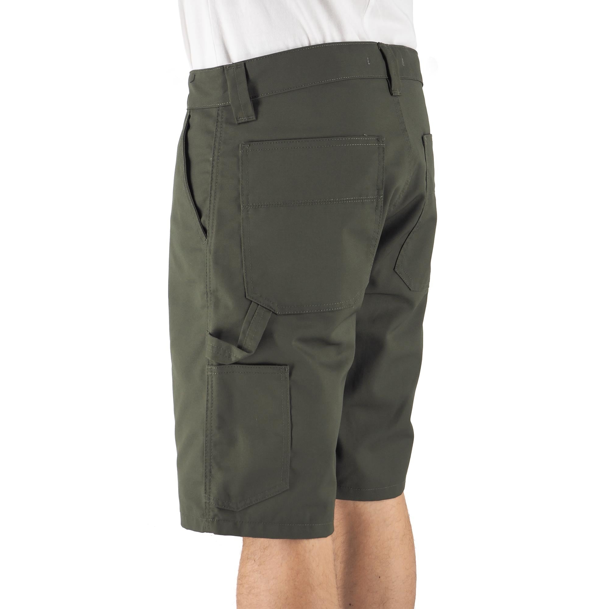 Devid Label Elba - Bermuda Carpenter - Drill, Verde – dettaglio prodotto 6 – Master SKU DL_WORKWEAR ESS09 VERDE