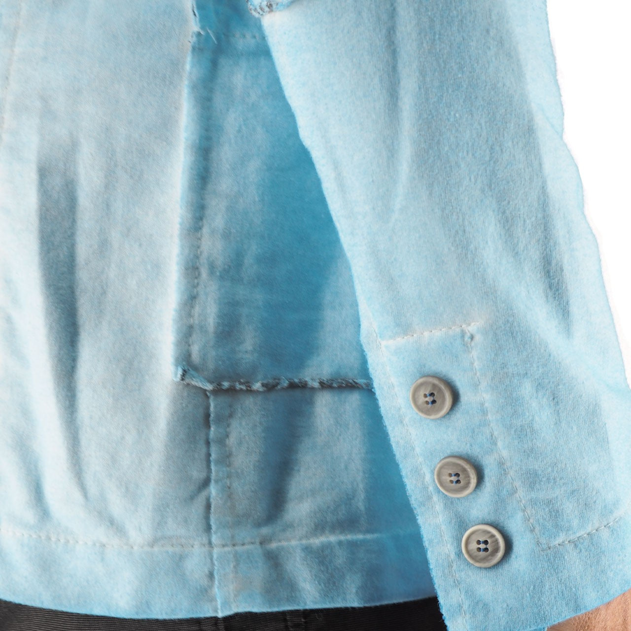 Devid Label Llorente - Giacca in Jersey - Soft, Azzurro – dettaglio prodotto 2 – Master SKU DL_LLORENTE AZZURRO