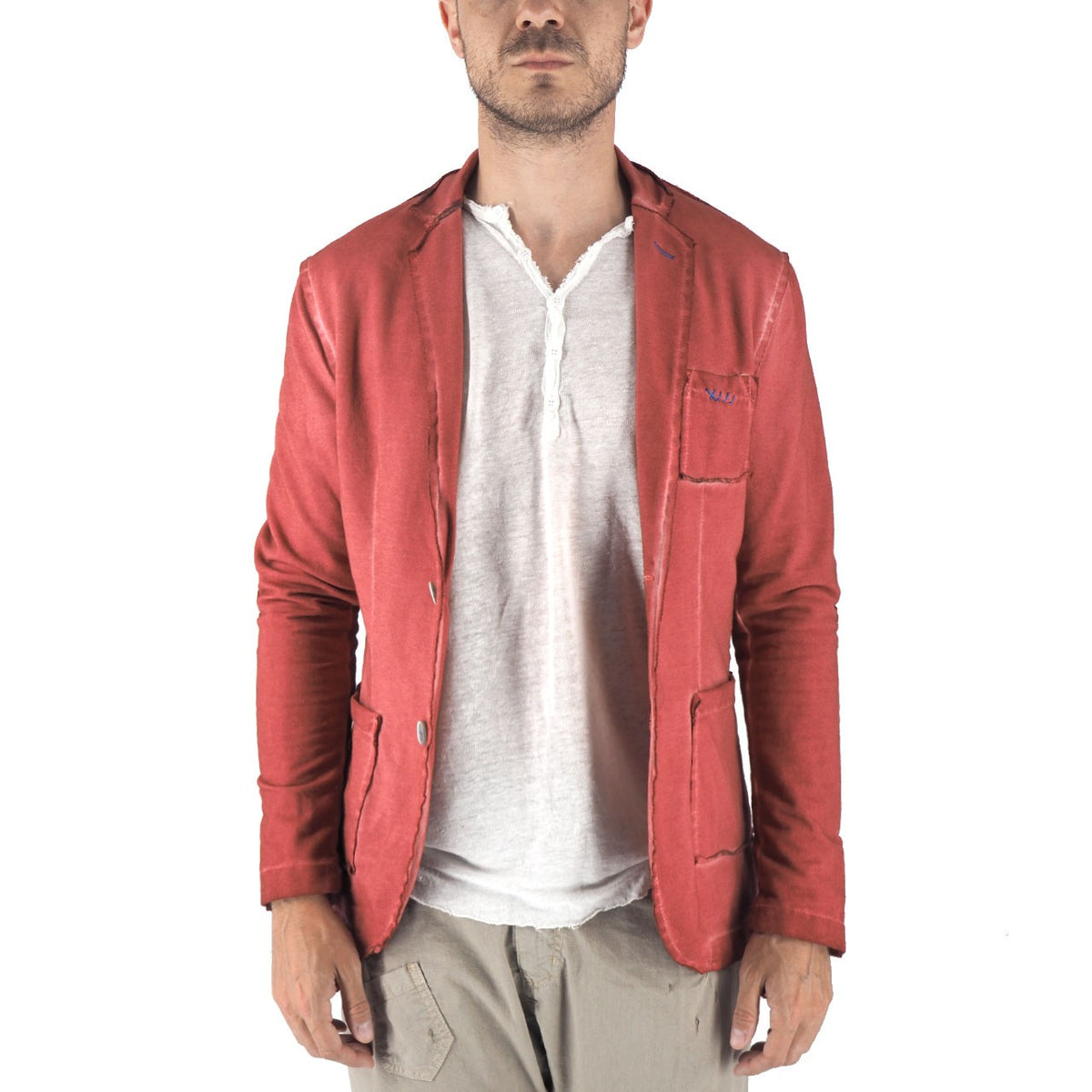 Devid Label Llorente - Giacca in Jersey - Soft – dettaglio prodotto 5 – Master SKU DL_LLORENTE MARSALA