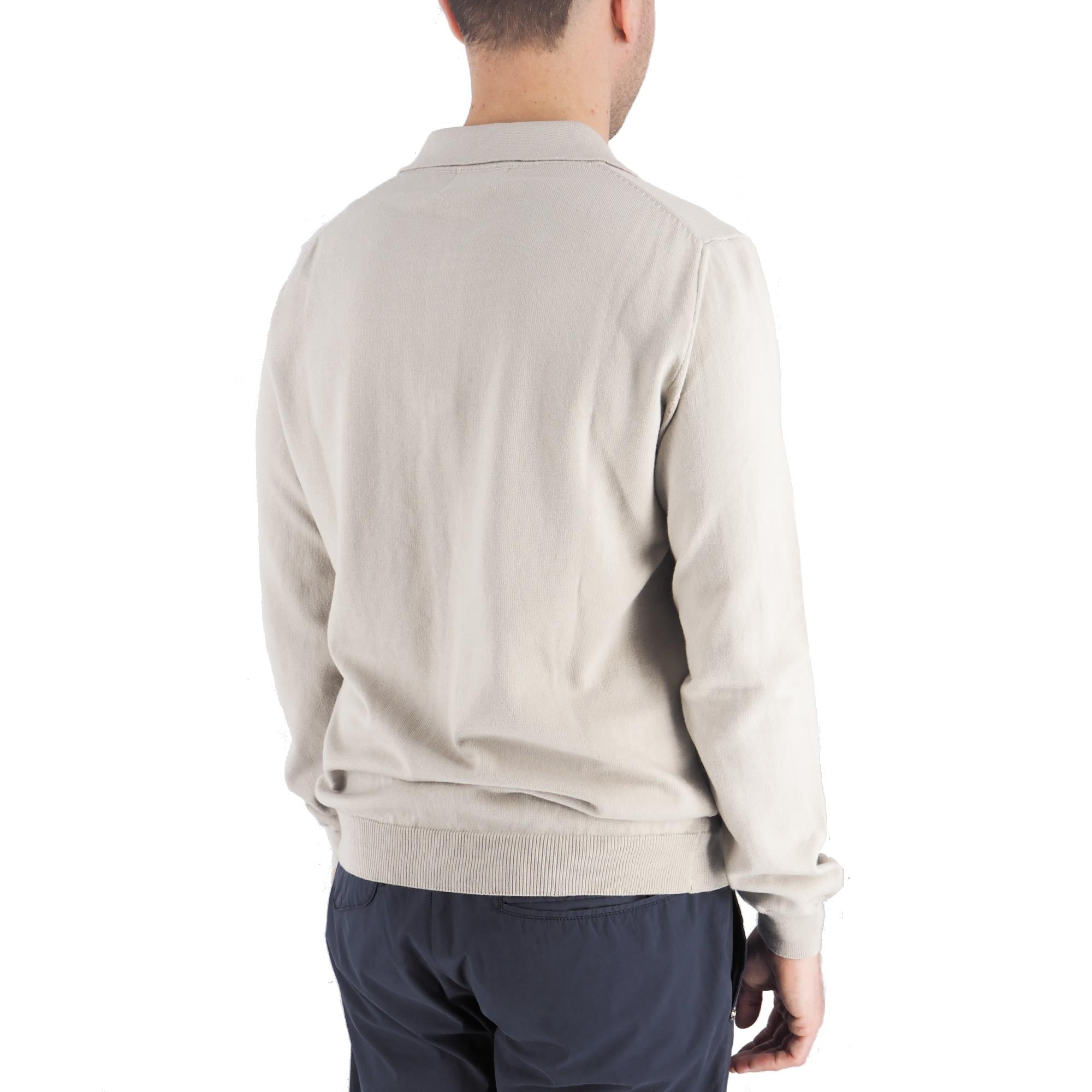 Devid Label Malpasso - Cardigan con Bottoni - Cotone Premium, Beige – dettaglio prodotto 6 – Master SKU DL_MALPASSO MT25107 BEIGE