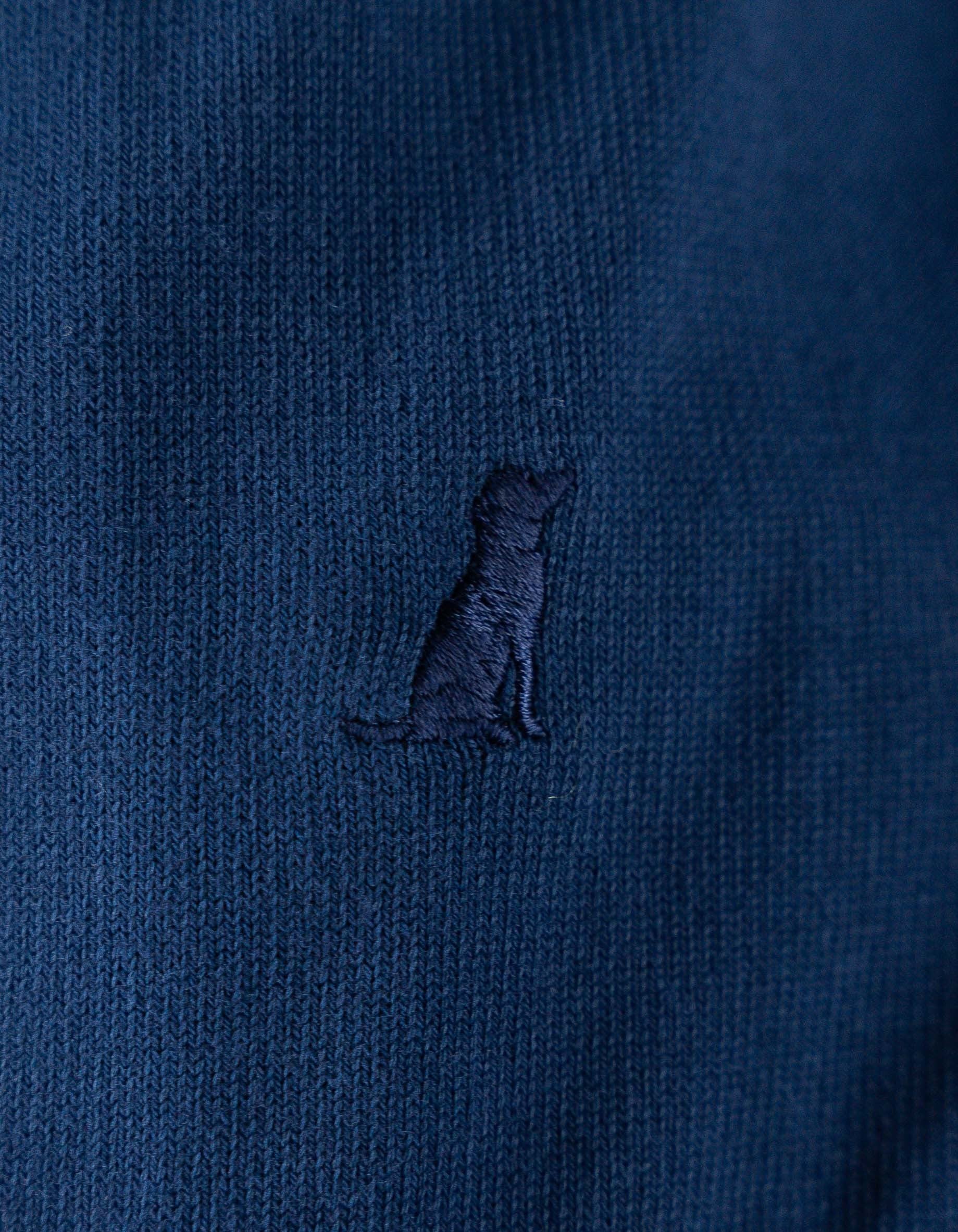 Devid Label Malpasso - Cardigan con Bottoni - Cotone Premium, Blu Navy – dettaglio prodotto 2 – Master SKU DL_MALPASSO MT25107 BLU
