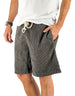 Devid Label Marsiglia - Bermuda in Corduroy - Vintage, Grigio – vista principale – Master SKU DL_MARSIGLIA_GRIGIO