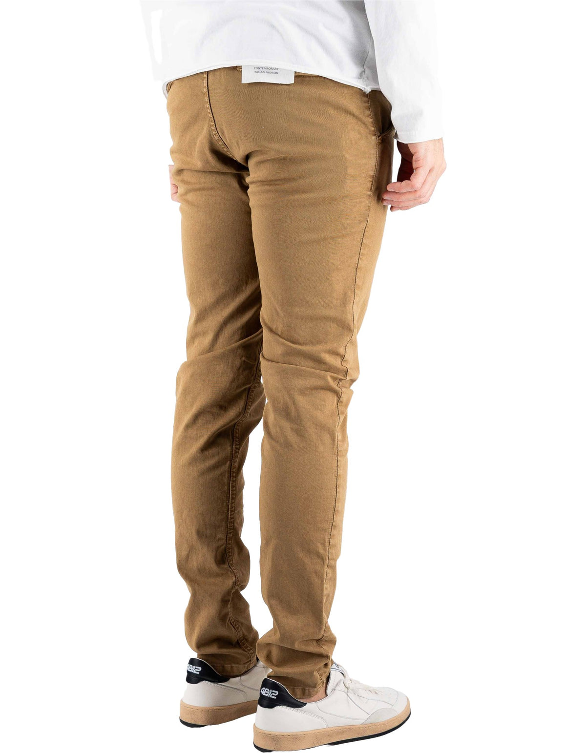 Devid Label Mirtos - Pantalone Chino - Skinny, Camel – dettaglio prodotto 5 – Master SKU DL_MIRTOS_14004-CAMEL
