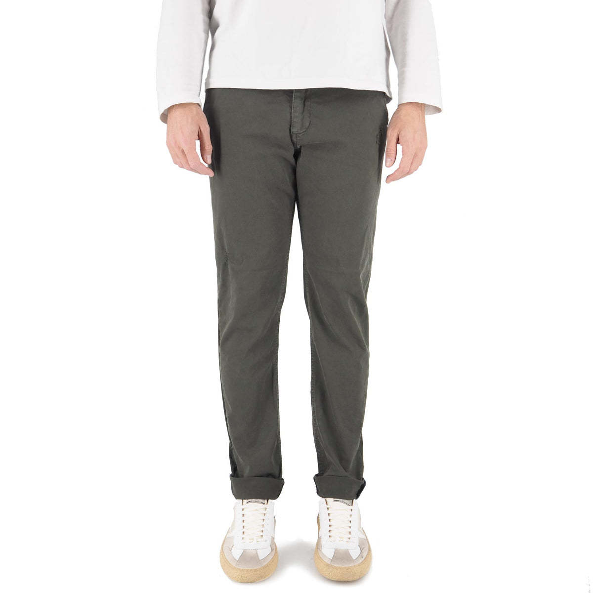 Devid Label Mirtos - Pantalone Chino - Skinny – dettaglio prodotto 3 – Master SKU DL_MIRTOS MILITARY