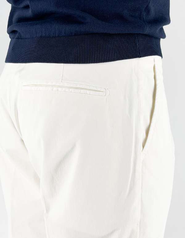 Devid Label Ponza - Pantalone con Pences - Regular, Bianco – dettaglio prodotto 3 – Master SKU DL_PONZA300_C6_BIANCO
