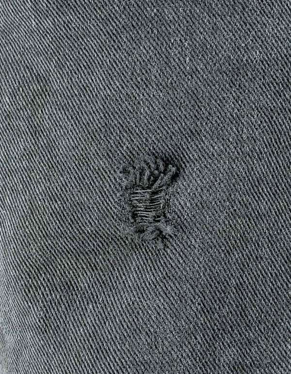 Devid Label Procida - Bermuda in Bull di Cotone - Cropped, Nero – dettaglio prodotto 2 – Master SKU DL_BERMUDA_CROPPED_BULL_NERO