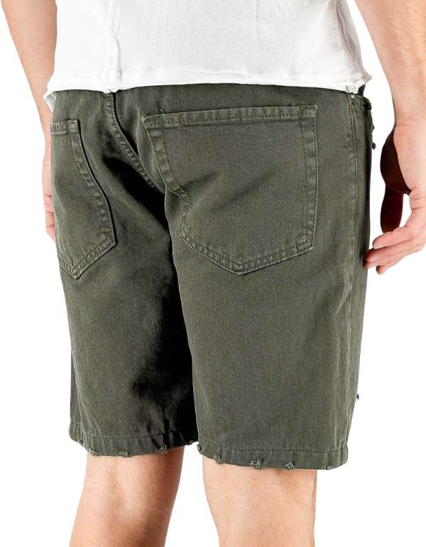 Devid Label Procida - Bermuda in Bull di Cotone - Cropped, Verde – dettaglio prodotto 3 – Master SKU DL_BERMUDA_CROPPED_BULL_VERDE