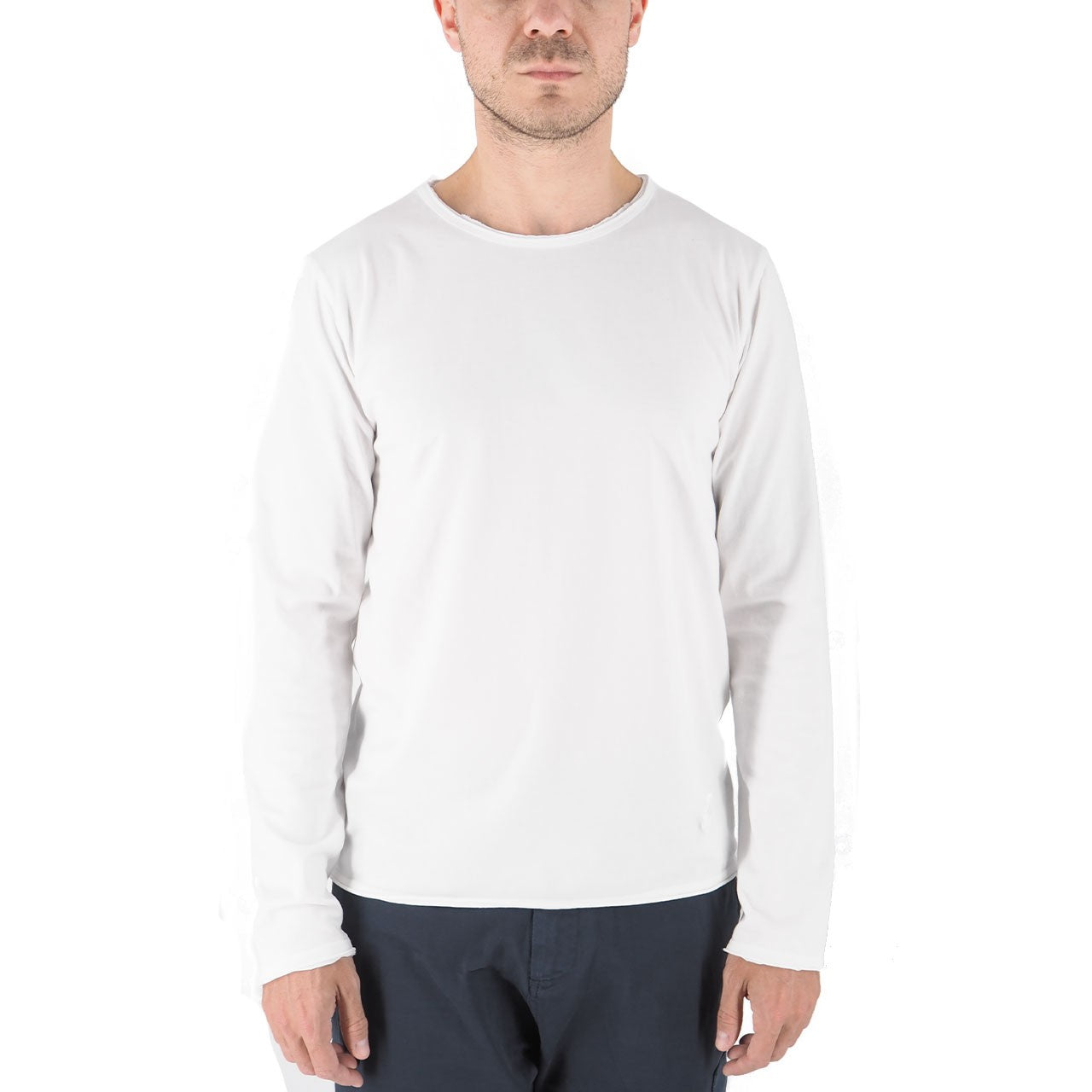 Devid Label Siviglia - T-shirt Manica Lunga - Essential, Bianco – dettaglio prodotto 5 – Master SKU DL_SIVIGLIA BIANCO