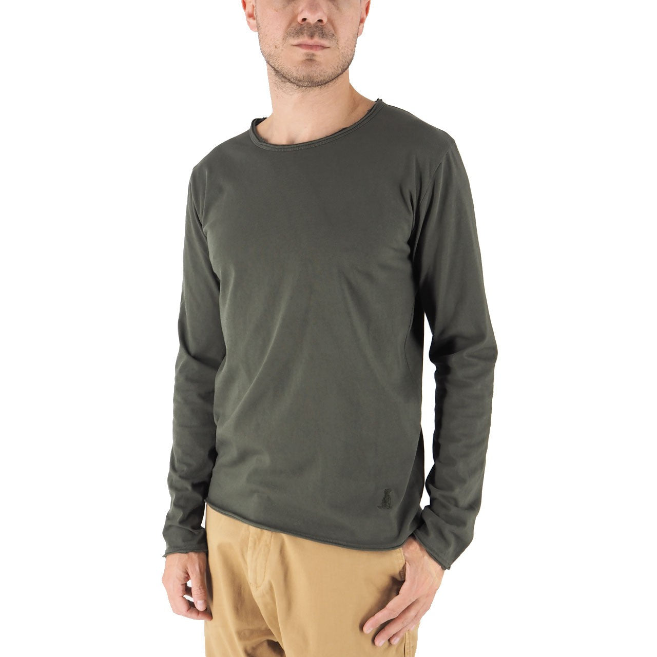 Devid Label Siviglia - T-shirt Manica Lunga - Essential, Verde – dettaglio prodotto 5 – Master SKU DL_SIVIGLIA VI SCURO