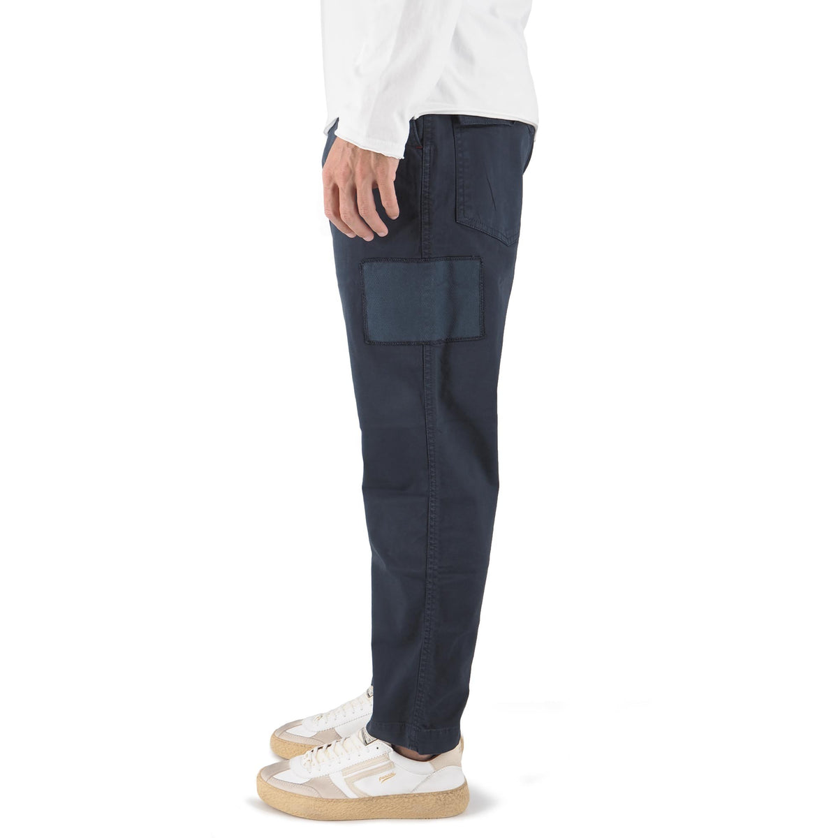 Devid Label Timo - Pantalone Patch - Vintage, Blu – dettaglio prodotto 6 – Master SKU DL_TIMO PATCH BLU