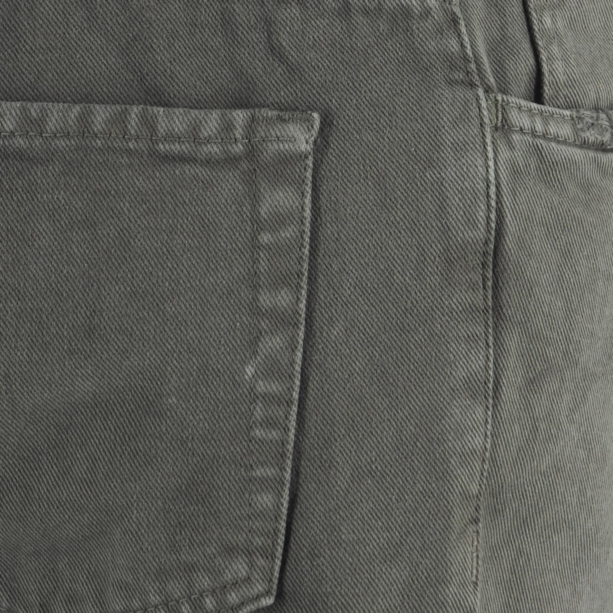 Devid Label Torino - Jeans in Bull Denim - Essential – dettaglio prodotto 4 – Master SKU DL_CROPPED BULL MILITARY