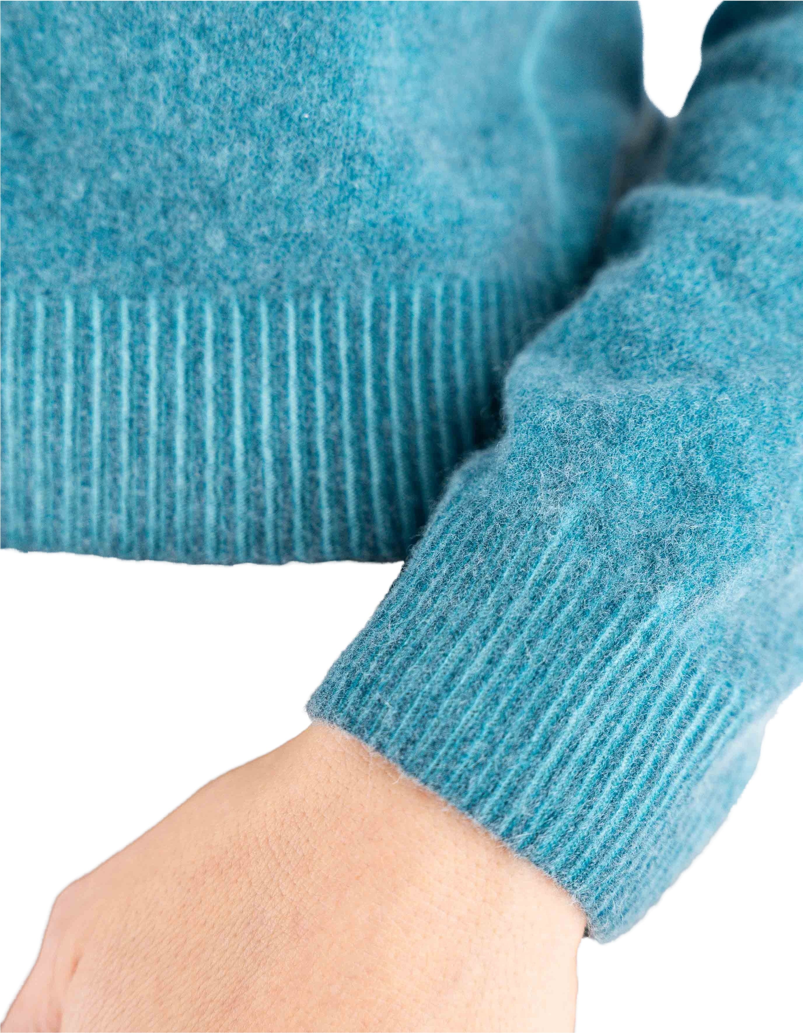 Devid Label Tromsoe - Maglia Girocollo - Lana Cashmere – dettaglio prodotto 4 – Master SKU DL_DL020_22815_OTTANIO_SCURO
