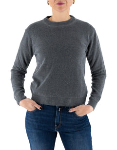 Devid Label Tromsoe - Maglia Girocollo - Lana Cashmere, Grigio – vista principale – Master SKU DL_DL020_GRIGIO_CAMPIONE