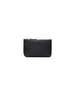 Beauty case compatto DevidLabel Rains Cosmetic Bag W3 nero in tessuto PU impermeabile con chiusura a zip